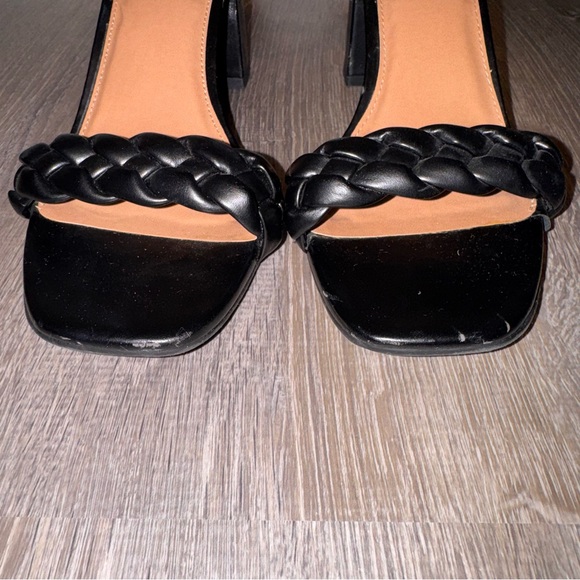 DV by Dolce Vita Black Hassa Braided ankle strap dress Sandals heels 10 - Picture 8 of 13